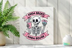 Kinda Broke Kinda Bougie PNG Product Image 3