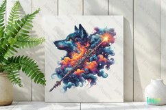 Magical Wolf Halloween Sublimation Product Image 2