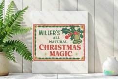 Miller's All Natural Christmas Magic Label Sublimation Product Image 2