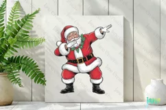 Naughty Santa Claus Christmas Sublimation Clipart Product Image 2