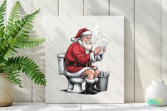Naughty Santa Claus Christmas Sublimation Clipart Product Image 2