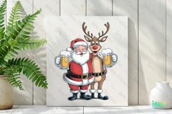 Naughty Santa Claus Christmas Sublimation Clipart Product Image 2