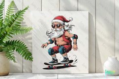 Naughty Santa Claus Christmas Sublimation Clipart Product Image 2