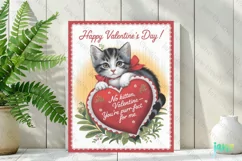 No Kitten Valentine You're Furr-fect for me Illustration Car Product Image 2
