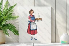 Patriotic Vintage Family Sublimation Product Image 2