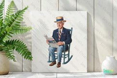 Patriotic Vintage Family Sublimation Product Image 2