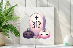 Pink Halloween Clipart Sublimation Product Image 2