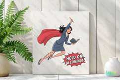 Pop-art Teacher Sublimation Clipart Product Image 2
