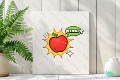 Pop-art Teacher Sublimation Clipart Product Image 2