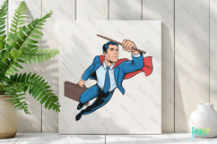 Pop-art Teacher Sublimation Clipart Product Image 2