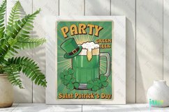 Party Green Beer Saint Printable St Patrick Day Sublimation Product Image 2