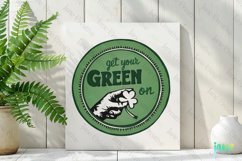 Get Your Green On Printable St Patrick Day Sublimation Product Image 2