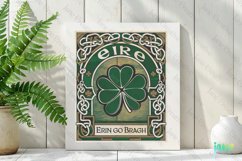 Eire Erin Go Bragh Printable St Patrick Day Sublimation Product Image 2