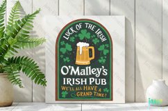Luck Of The Irish O'Malley's Irish Pub Printable St Patrick Product Image 2