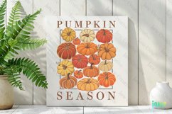 Pumpkin Season Boho Fall Autumn Clipart Product Image 3