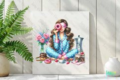 Relaxed Woman Sublimation Clipart Product Image 2