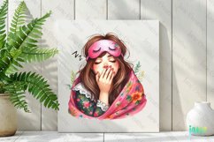 Relaxed Woman Sublimation Clipart Product Image 2