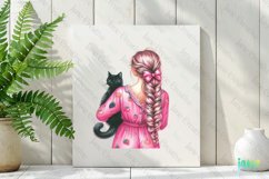 Relaxed Woman Sublimation Clipart Product Image 2