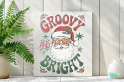 Retro Christmas Groovy And Bright Sublimation PNG Product Image 2