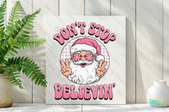 Retro Pink Christmas Quotes Sublimation Product Image 2