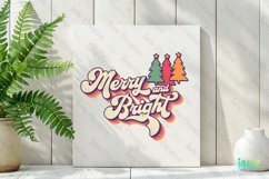 Retro Christmas Quotes Sublimation Product Image 2