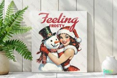 Retro Christmas Girls Sublimation Product Image 2