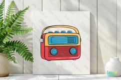 Retro Groovy Clipart Sublimation Product Image 2