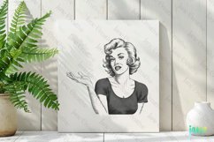Retro Housewife Sublimation Clipart Product Image 2
