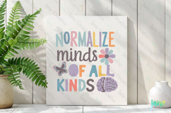 Normalize Minds Of All Kinds Sublimation Clipart Product Image 2
