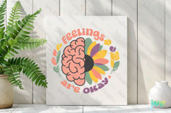 Feelings Are Okay Sublimation Clipart Product Image 2