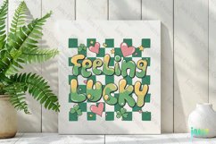 Feeling Lucky Retro St Patrick’s Day Sublimation Product Image 2