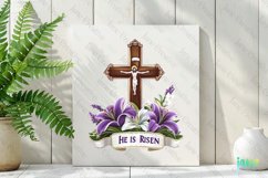 Risen Easter Clipart Sublimation Product Image 2