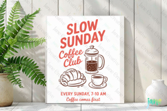 Slow Sunday Coffee Club Every Day, Coffee Comes First Product Image 2