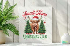 Merry Christmas Small Town Christmas Club Clipart Product Image 3