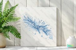 Snowflakes Christmas Sublimation Bundle Product Image 2