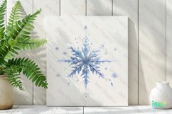 Snowflakes Christmas Sublimation Bundle Product Image 2