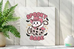 Spooky Babe Western Halloween Clipart Product Image 2