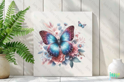 Spring Butterfly Clipart Sublimation Product Image 2