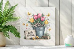Spring Flower Garden Sublimation Clipart Product Image 2