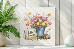 Spring Flower Garden Sublimation Clipart Product Image 2