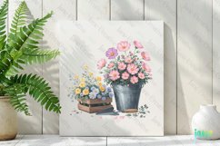 Spring Flower Garden Sublimation Clipart Product Image 2