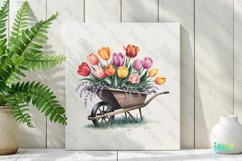 Spring Flower Garden Sublimation Clipart Product Image 2