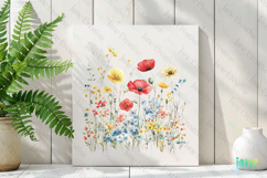 Spring Wildflower Clipart PNG Product Image 2