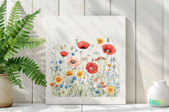 Spring Wildflower Clipart PNG Product Image 2