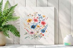 Spring Wildflower Clipart PNG Product Image 2