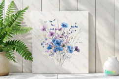 Spring Wildflower Clipart PNG Product Image 2