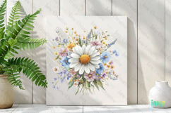 Spring Wildflower Clipart PNG Product Image 2