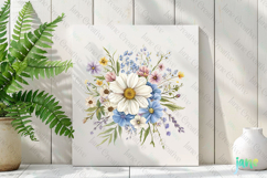 Spring Wildflower Clipart PNG Product Image 2