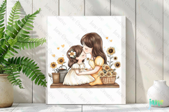 Sunflower Mother’s Day Clipart Bundle Product Image 2