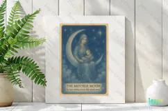 The Mother Moon Mother's Day Tarot Card Clipart Product Image 2